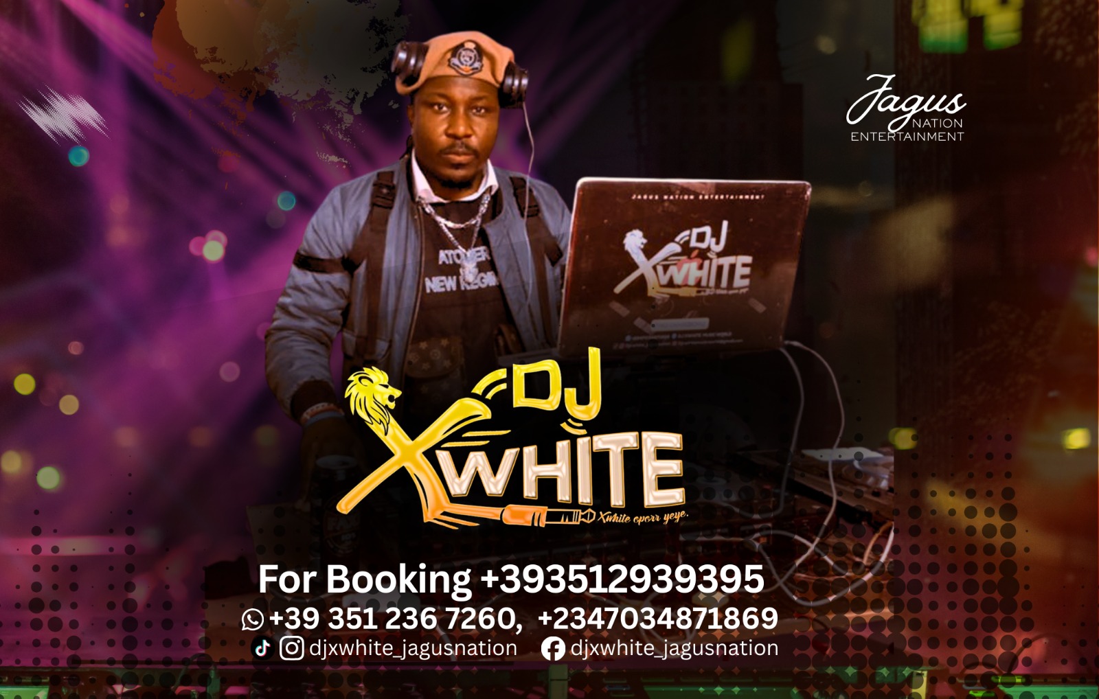 DJ XWHITE mixing music